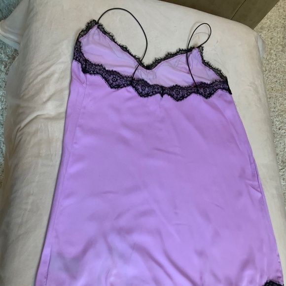 Urban Outfitters Out from Under Purple Black L Slip Coquette Girl Sleep - Picture 7 of 7
